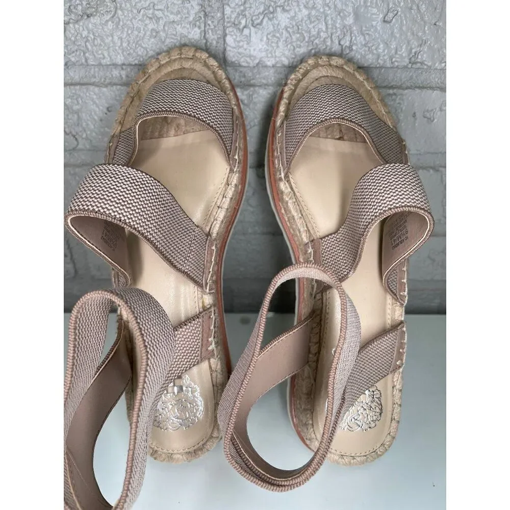 Vince Camuto Kolindia Women Espadrille Platform Sandal Size 9 1/2
